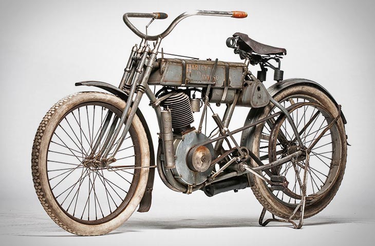 Harley-Davidson Strap Tank 1907 года