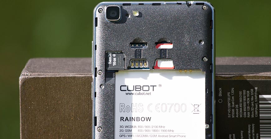 Полный обзор смартфона Cubot Rainbow. Обзор смартфонов из Китая