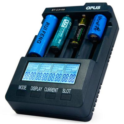 Зарядка для аккумуляторных батареек Opus BT - C3100