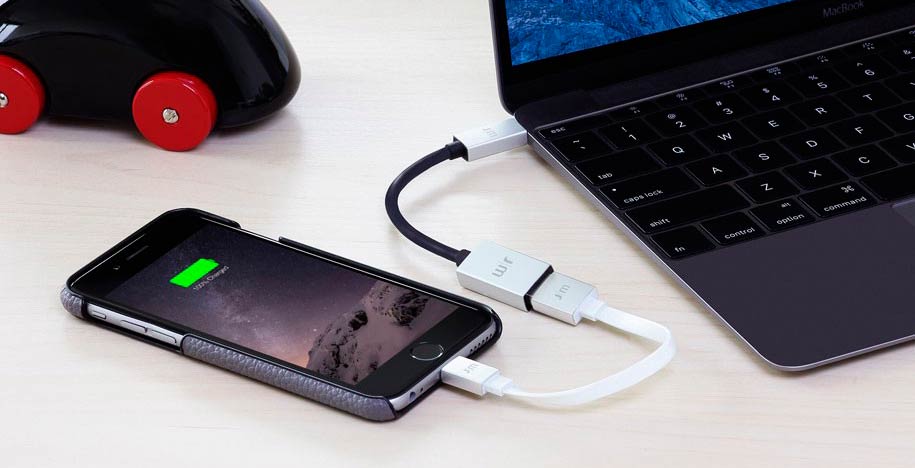 AluCable USB-C от Just Mobile