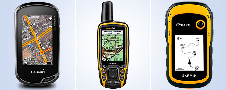 туристические GPS навигаторы Garmin