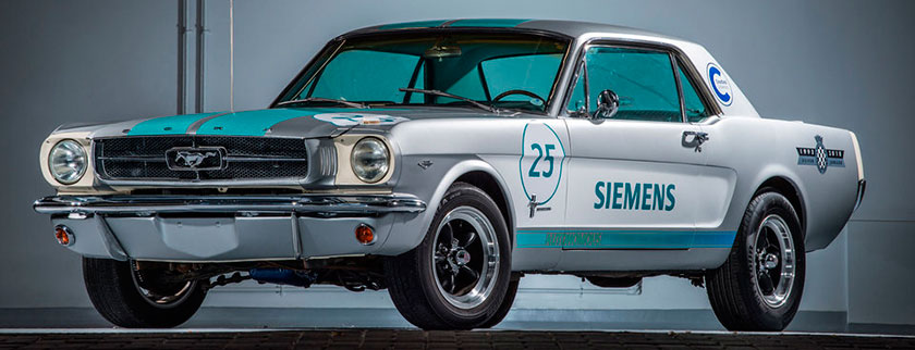 Siemens autonomous Ford Mustang 1965 года